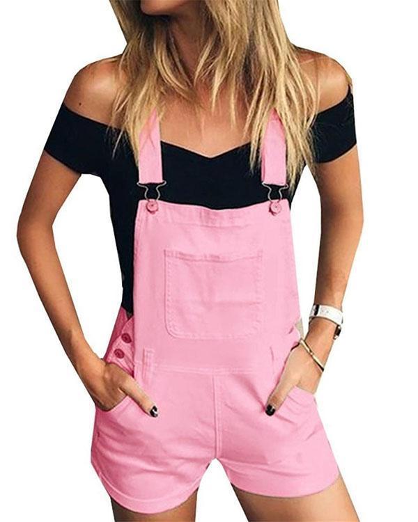 Women's Casual Holiday Shorts Jumpsuit
