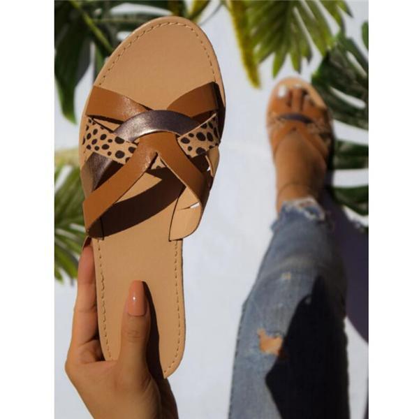 Women's Cancun Tan Lines Cheetah Sandals