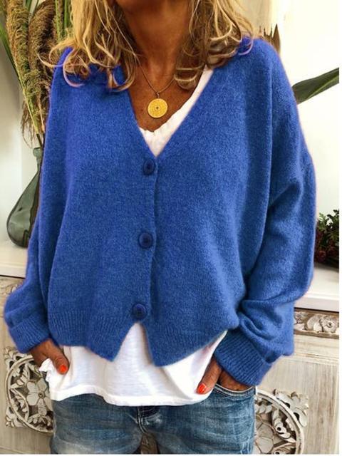 Winter Knitted Blend Casual Long Sleeve Sweater