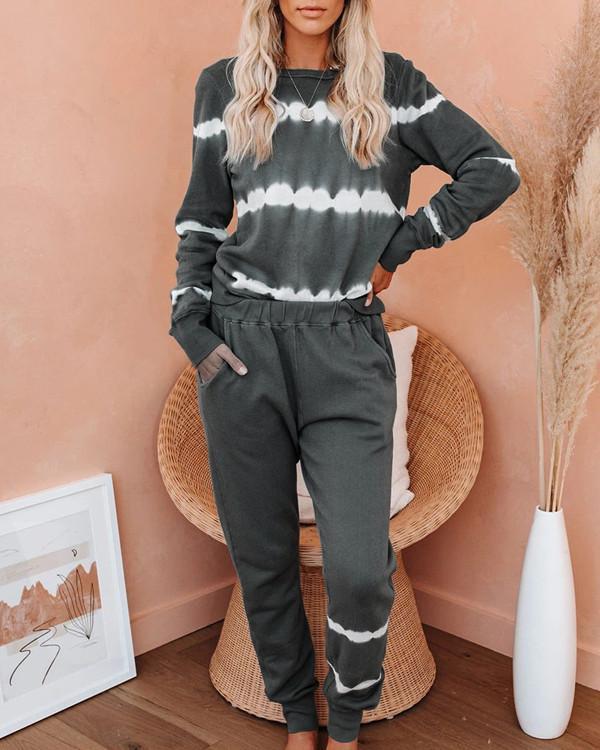 Comfy Loose  Sweatsuit Loungewear at Home Wear