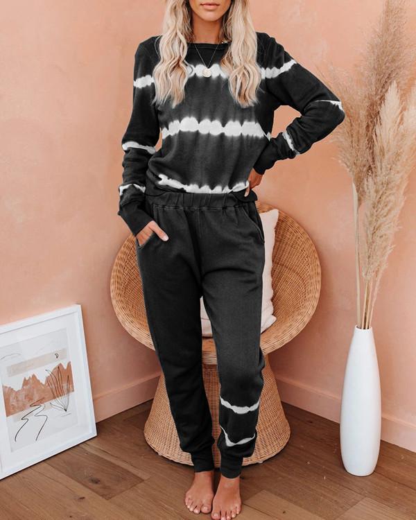 Comfy Loose  Sweatsuit Loungewear at Home Wear