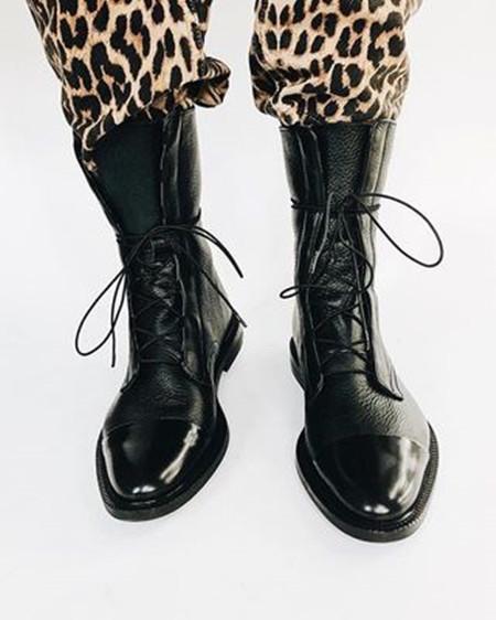 flat wedding boots