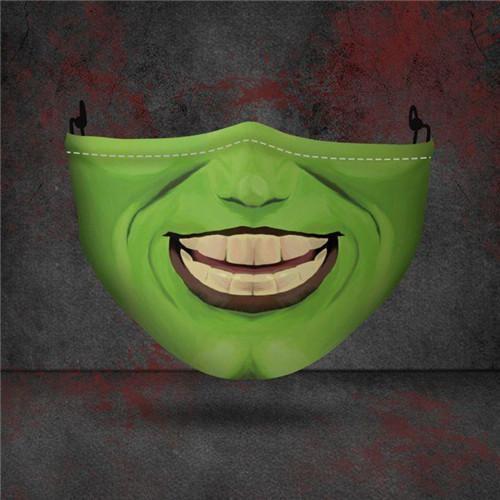Halloween Style Printed Cloth Mask Accessories