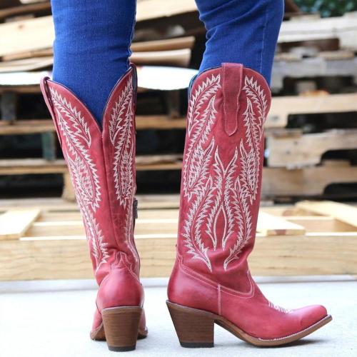 Western Chuny Heel Boots