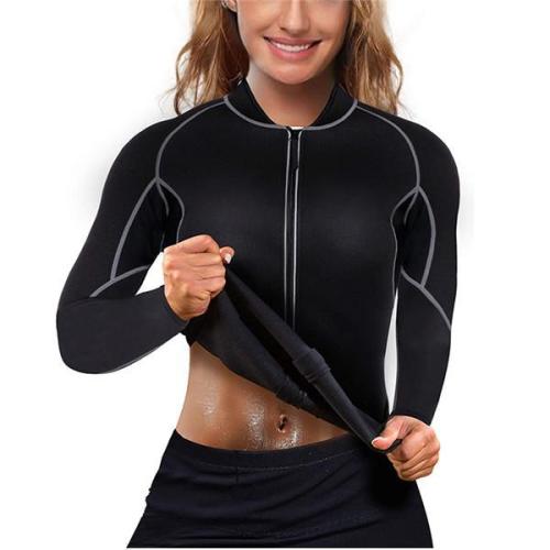 Women Waist Trainer Jacket Hot Sweat Body Shaper