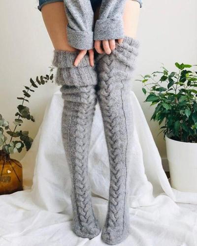 Autumn And Winter Women Woolen Socks