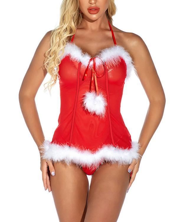 Santa's Sexy Helper Lingerie Costume