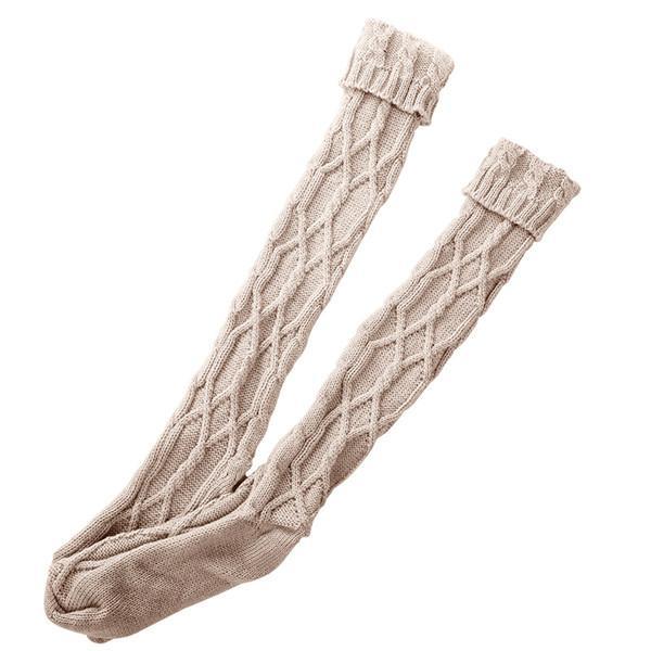 Knitted Long Thigh High Warm Socks