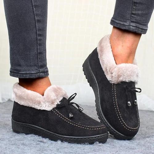 Women's Low Heel Warm Non-slip Cotton Shoes