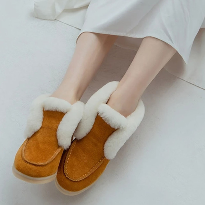 Flat Heel Winter Boots