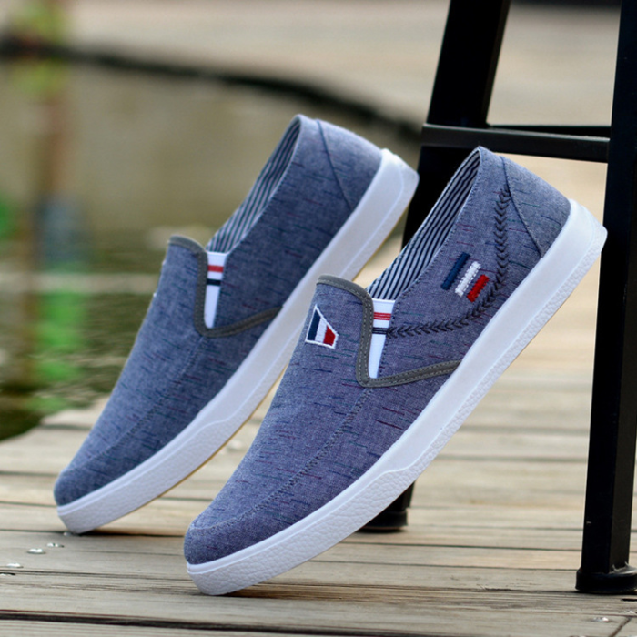 Casual Slip on Round Toe Canvas Shoes