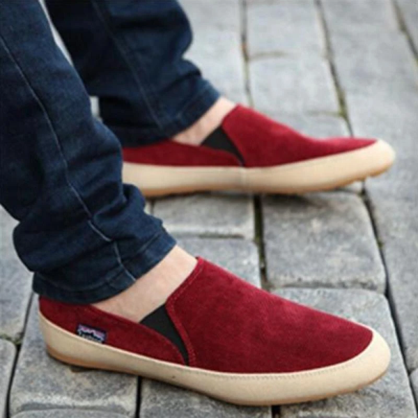 flat canvas shoes for men
