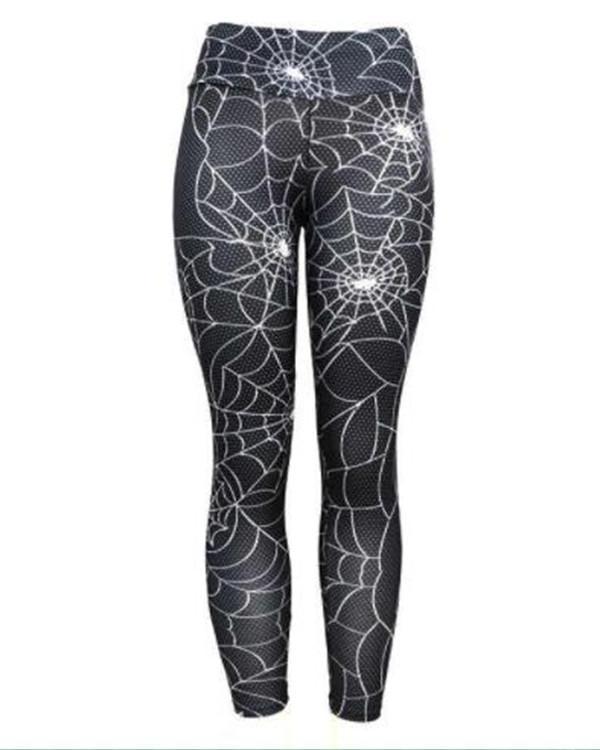 Spiderweb Fitness Legging Yoga Pants