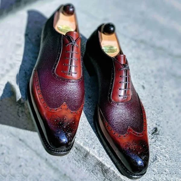 Men's Handmade Dress Shoes Oxford Shoes