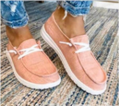 Women Classic Canvas Flat Low Top Slip on Loafers