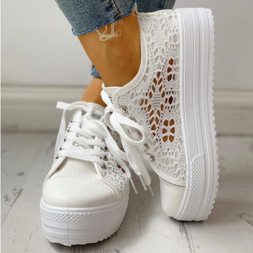 New Fashion Canvas Sneakers Women's Casual Design  Shoes