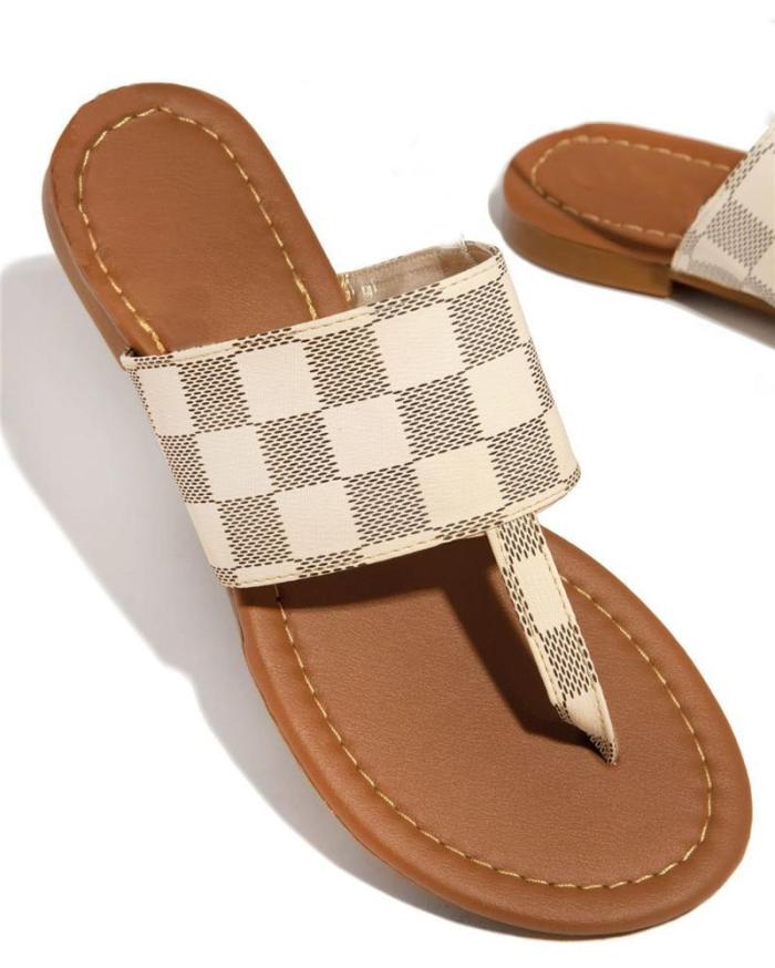 Summer Fanciful Flat Sandal