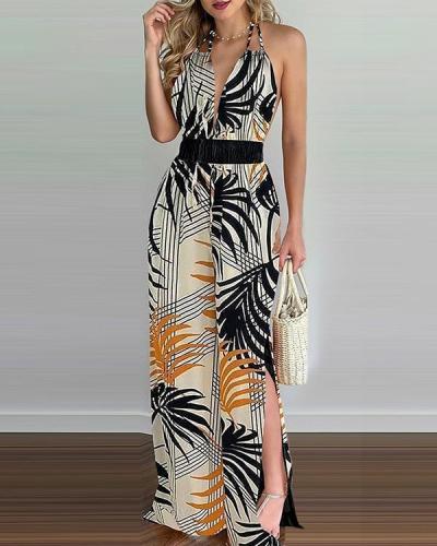 Women Summer Coconut Print Dress