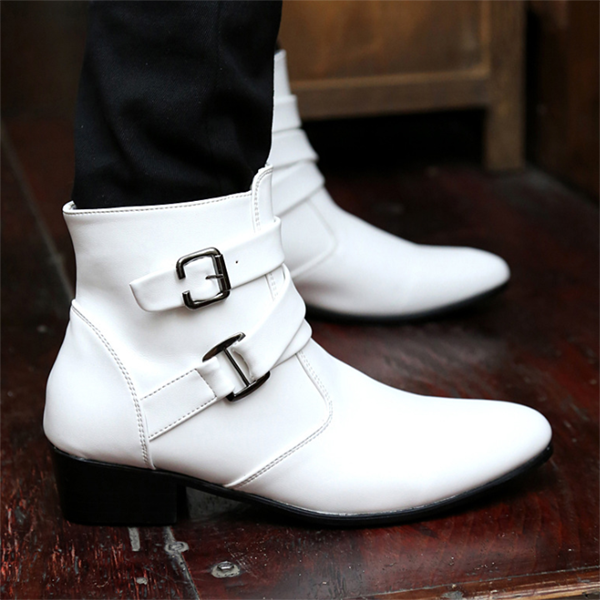 Men's Fashion New Trendy Flat-bottomed Men's Boots