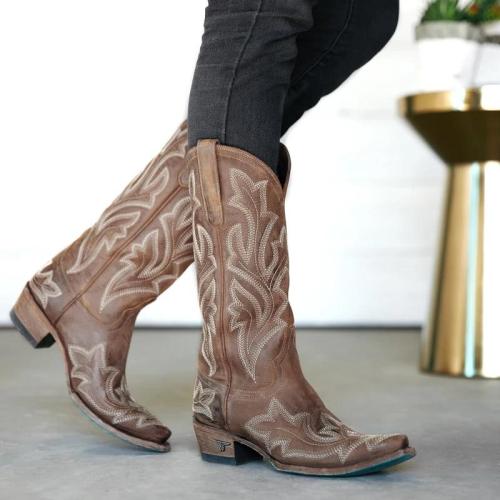 Women's Vintage Leather  High Boots