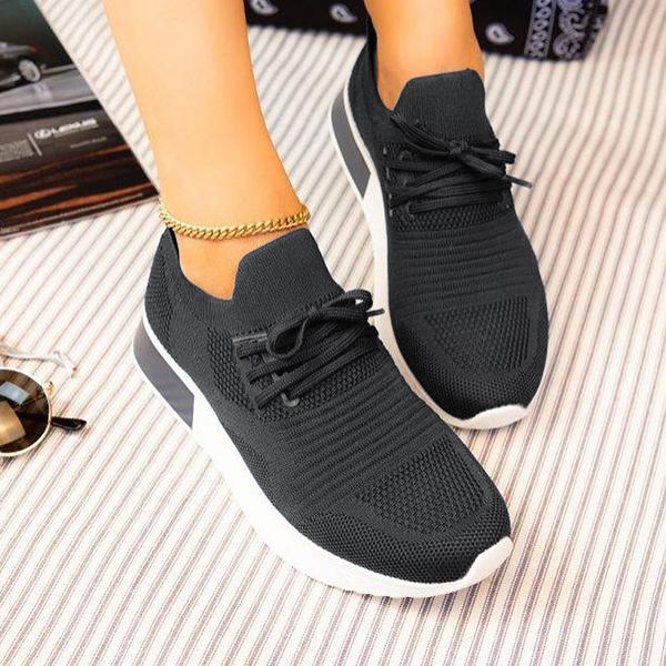 Sporty Soft Mesh Pull-On Sneakers