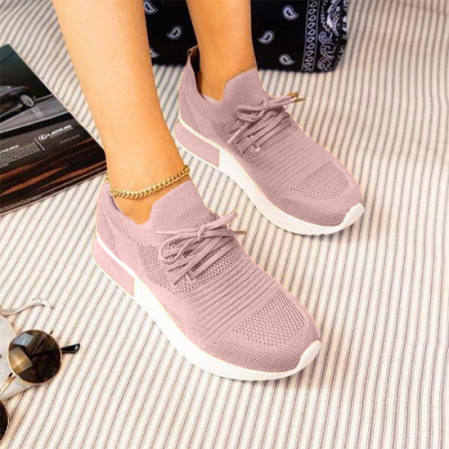 Sporty Soft Mesh Pull-On Sneakers
