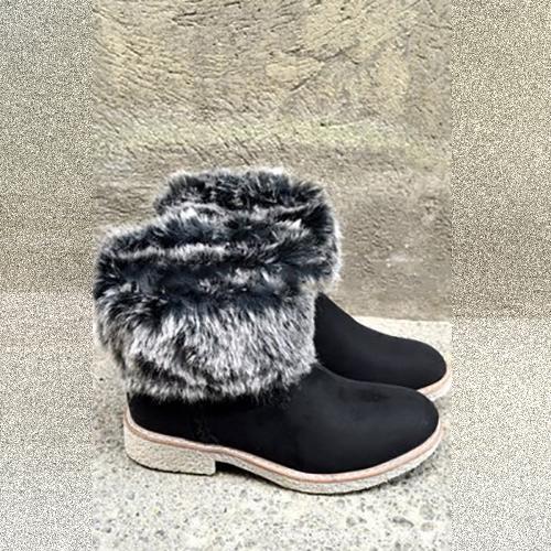 Autumn And Winter Ladies Plush Warm Snow Boots