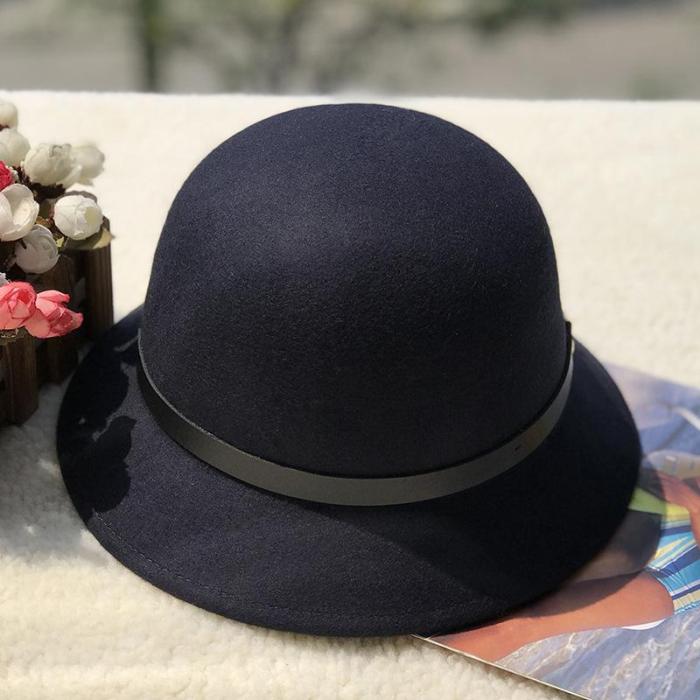 Women's Vintage Woolen Bucket Hat