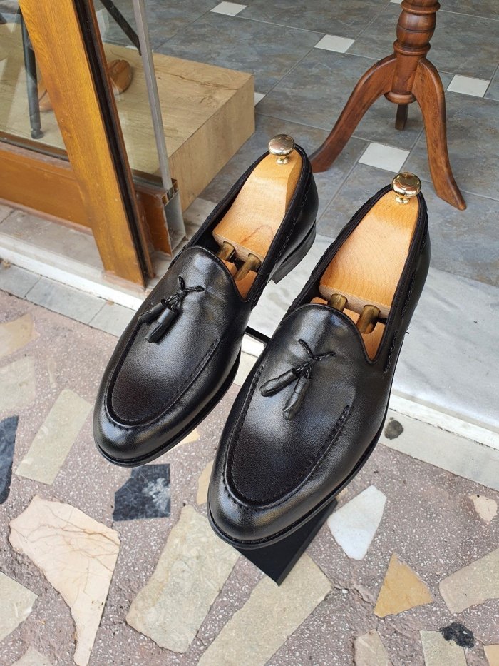 Bojo Giotto Black&Brown Leather Loafer