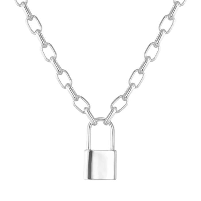 Keep Me Lock Necklace
