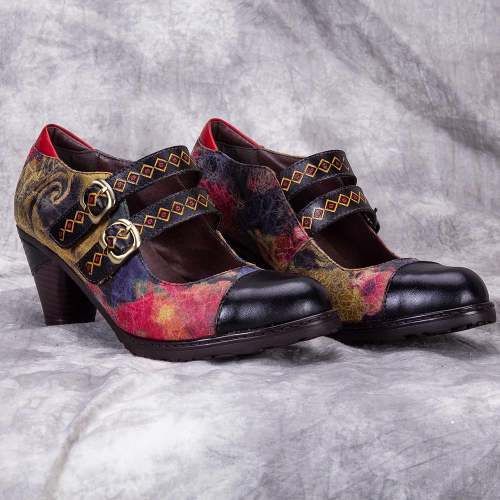 Hand Painted Splicing Comfy Shoes