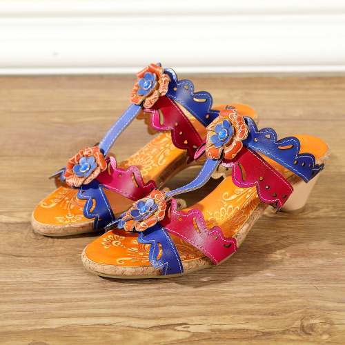 Bohemian Hand Painted Sandals