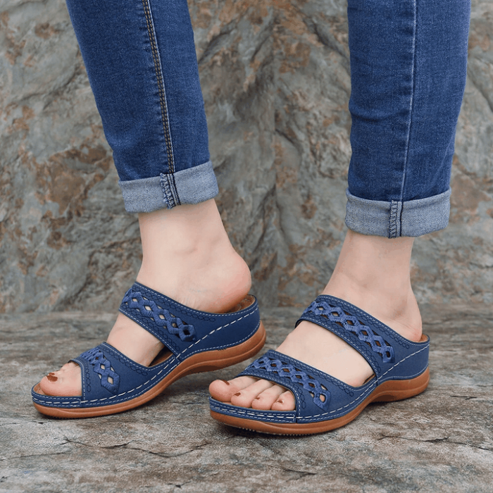 Handmade Stitching Hollow Casual Comfy Sandals