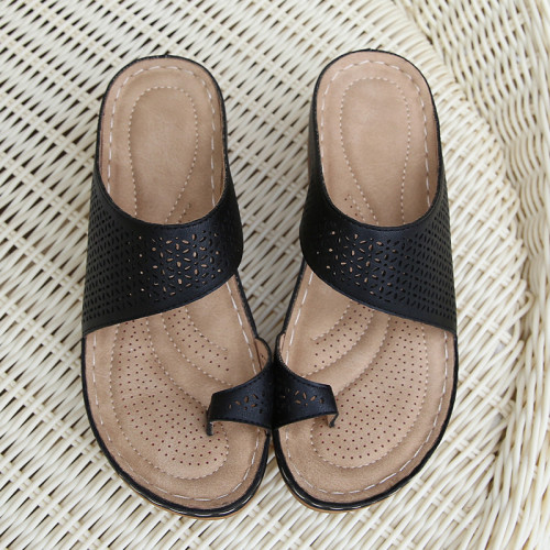Bohemian Cutout Wedge Sandals