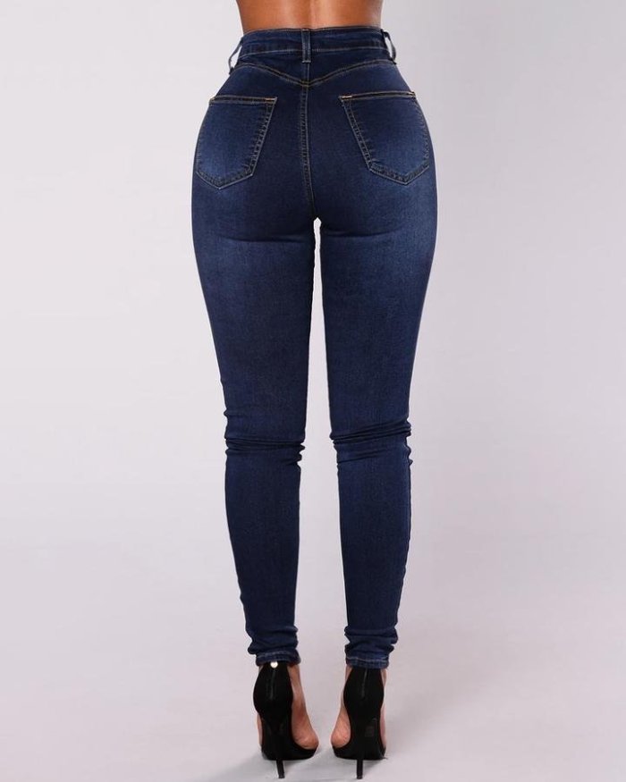 Double Breasted High Waist Skinny Jeans🔥HotSale🔥