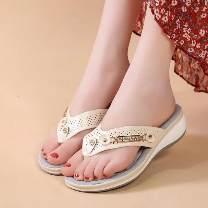 Women's Arch Support Soft Cushion Flip Thong Sandals Slippers