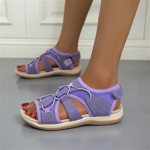 Casual Strap Velcro Arch Support Women's Beach Sandals