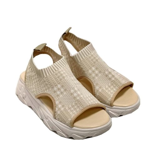 Casual Thick Bottom Hollow Beach Sandals