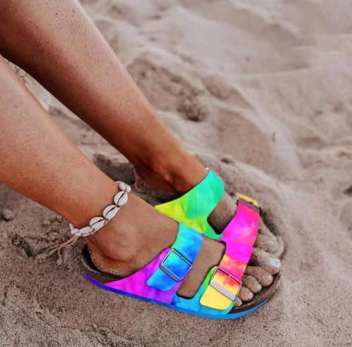 Tie-Dye Sandals