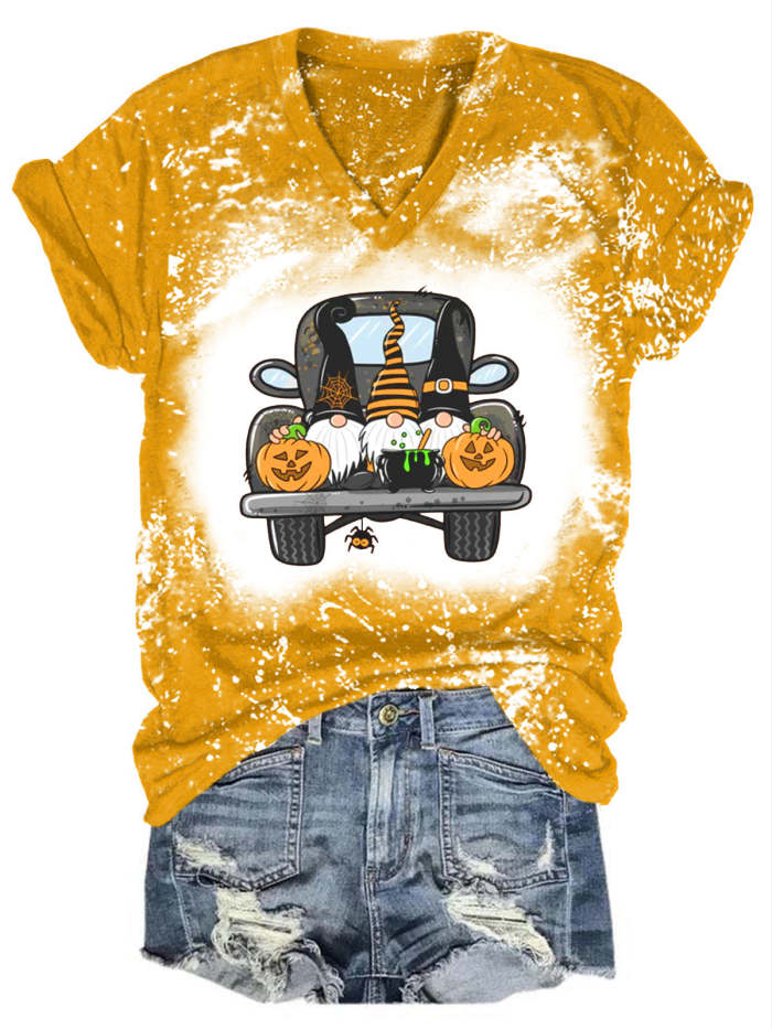 Halloween Truck Tie Dye Shirt