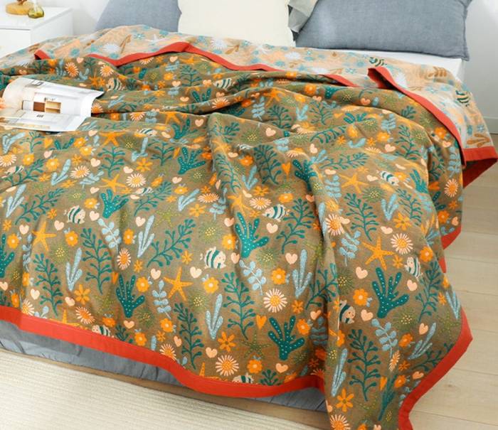 Cotton Bedcover Sofa Blanket