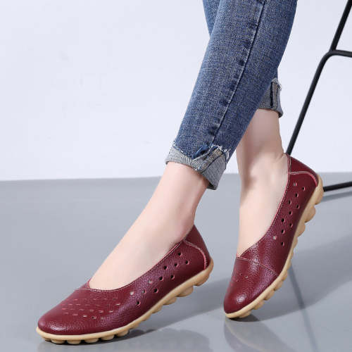 Owlkay Pregnant Casual Flat Sole Single Women Shoes