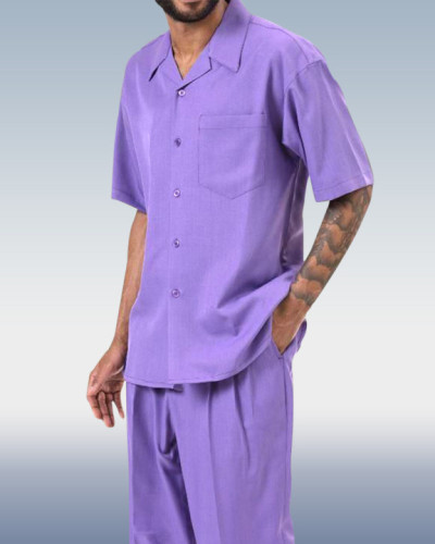 Walking Suit - Purple Men's Casual Suit