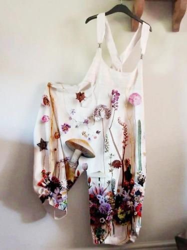 Casual Floral Printed overalls
