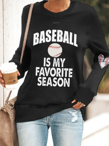 Women's Baseball is My Favorite Season Sweatshirt