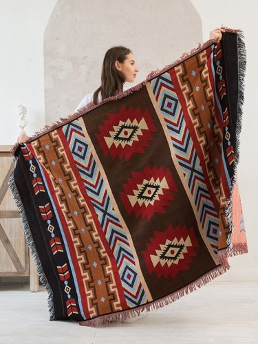 Western Aztec Print Blanket
