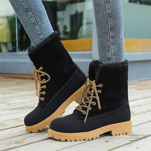 Women'S Casual Thickened Warm Fleece Cotton Boots 63176213C