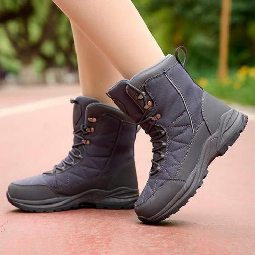 Women'S Mid-Tube Casual Fleece Thickened Warm Snow Boots 35492381C