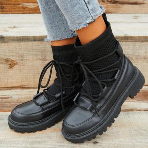 Women'S Fashion Black Martin Boots 10408548