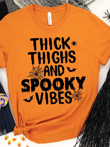 Thick Thighs Spooky Vibes t-Shirt